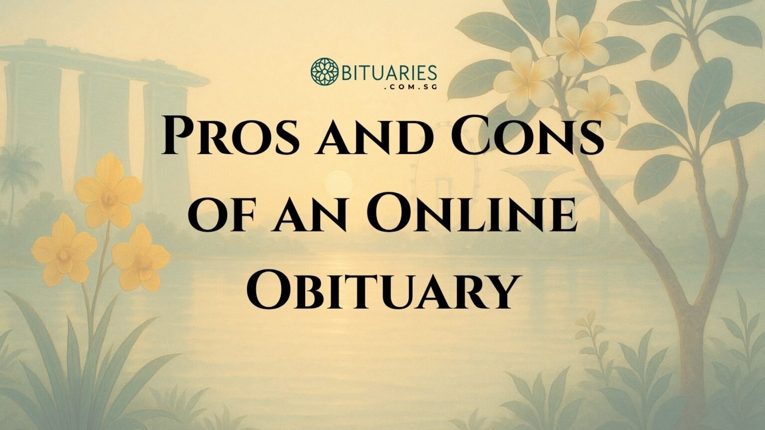The Pros and Cons of an Online Obituary