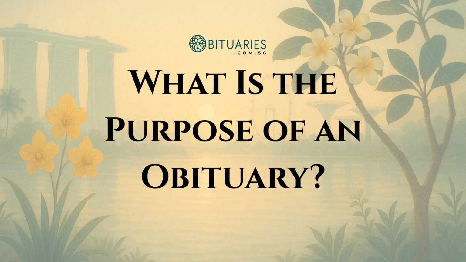 What Is the Purpose of an Obituary?