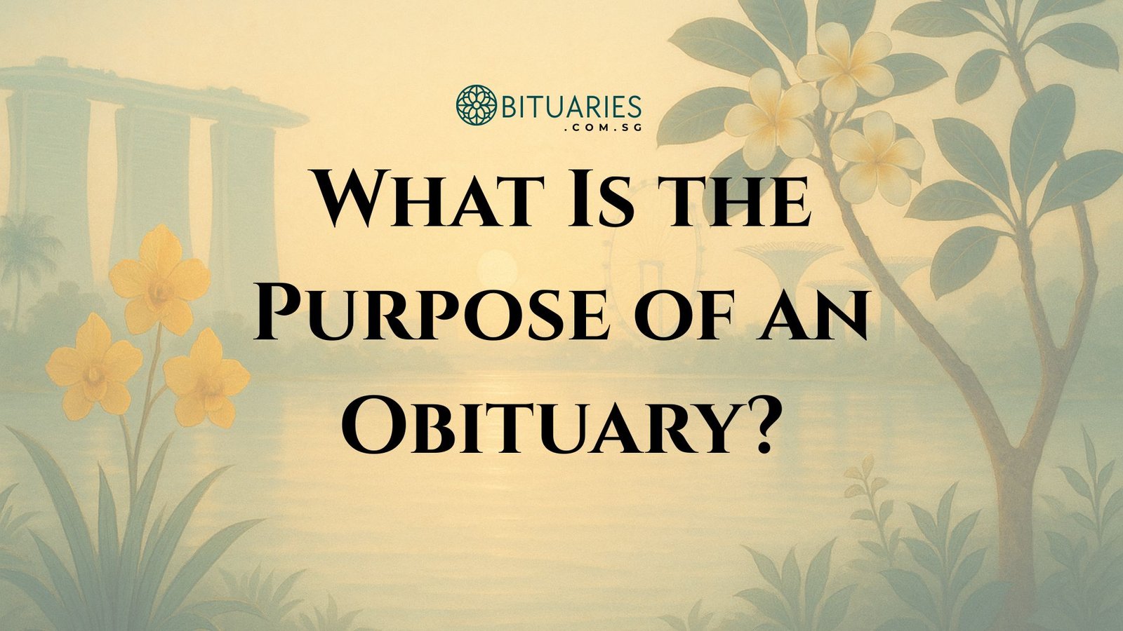 What Is the Purpose of an Obituary?
